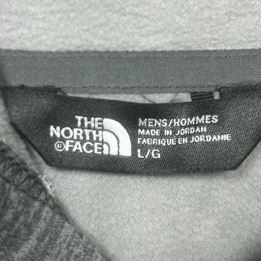 The North Face Hoodie Mens L Gray Pullover Sweatshirt Skate Grunge Activewear - Picture 8 of 14